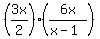 %283x%2F2%29%286x%2F%28x-+1%29%29