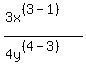 %283x%5E%28%283-1%29%29%29%2F%284y%5E%28%284-3%29%29%29