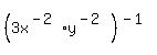 %283x%5E%28-2%29%2Ay%5E%28-2%29%29%5E%28-1%29