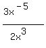 %283x%5E%28-5%29%29%2F%282x%5E3%29