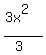%283x%5E2%29%2F%283%29