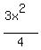 %283x%5E2%29%2F4