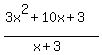 %283x%5E2%2B10x%2B3%29%2F%28x%2B3%29