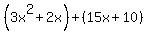 %283x%5E2%2B2x%29%2B%2815x%2B10%29