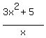 %283x%5E2%2B5%29%2Fx
