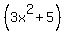 %283x%5E2+%2B5%29