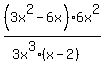 %283x%5E2-6x%29%2A6x%5E2%2F%283x%5E3%2A%28x-2%29%29