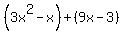 %283x%5E2-x%29%2B%289x-3%29