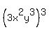 %283x%5E2y%5E3%29%5E3