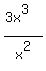%283x%5E3%29%2Fx%5E2