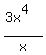 %283x%5E4%29%2Fx