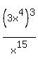 %283x%5E4%29%5E3%2Fx%5E15