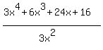 %283x%5E4%2B6x%5E3%2B24x%2B16%29%2F%283x%5E2%29