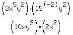 %283x%5E5y%5E2%29%2F%2810xy%5E3%29%2A%2815%5E-2y%5E2%29%2F%282x%5E2%29