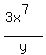 %283x%5E7%29%2Fy+