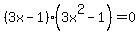 %283x-1%29%283x%5E2-1%29+=+0