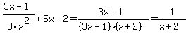 %283x-1%29%2F3x%5E2%2B5x-2=%283x-1%29%2F%28%283x-1%29%28x%2B2%29%29=1%2F%28x%2B2%29