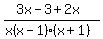 %283x-3%2B2x%29%2F%28x%28x-1%29%28x%2B1%29%29