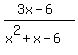 %283x-6%29%2F%28x%5E2%2Bx-6%29