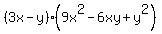 %283x-y%29%289x%5E2-6xy%2By%5E2%29