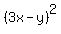 %283x-y%29%5E2