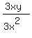 %283xy%29%2F%283x%5E2%29