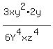 %283xy%5E2%2A2y%29%2F%286Y%5E4xz%5E4%29