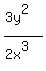 %283y%5E2%29%2F%282x%5E3%29