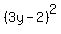 %283y-2%29%5E2
