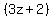 %283z%2B2%29