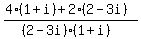 %284%281%2Bi%29+%2B+2%282-3i%29%29%2F%28%282-3i%29%281%2Bi%29%29