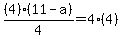 %284%29%2811-a%29%2F4=4%284%29