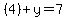 %284%29%2By=7