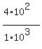 %284%2A10%5E2%29%2F%281%2A10%5E3%29