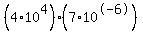 %284%2A10%5E4%29%287%2A10%5E-6%29