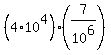 %284%2A10%5E4%29%287%2F10%5E6%29