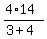 %284%2A14%29%2F%283%2B4%29