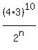%284%2A3%29%5E10%2F2%5En