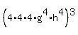 %284%2A4%2A4%2A+g%5E4+%2Ah%5E4%29%5E3