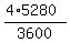 %284%2A5280%29%2F3600