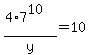 %284%2A7%5E10%29%2Fy=10