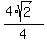 %284%2Asqrt%282%29%29%2F4