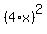 %284%2Ax%29%5E2