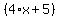 %284%2Ax%2B5%29