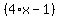 %284%2Ax-1%29