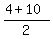 %284%2B10%29%2F2