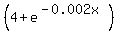 %284%2Be%5E%28-0.002x%29%29