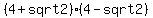 %284%2Bsqrt2%29%284-sqrt2%29