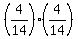 %284%2F14%29%2A%284%2F14%29
