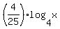 %284%2F25%29log%284%2Cx%29